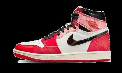 Chaussures - basket - bébé - hautes spider-man - aj1 - rouge/noir/blanc