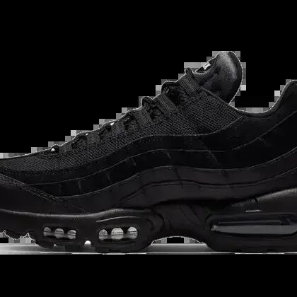 Shoes - Leather, textile lining - Air Max 95 - Black/Dark Grey