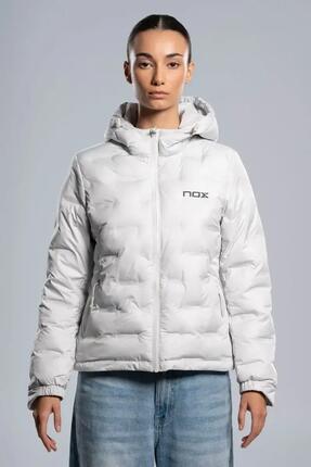Chaqueta acolchada TEAM gris para mujer