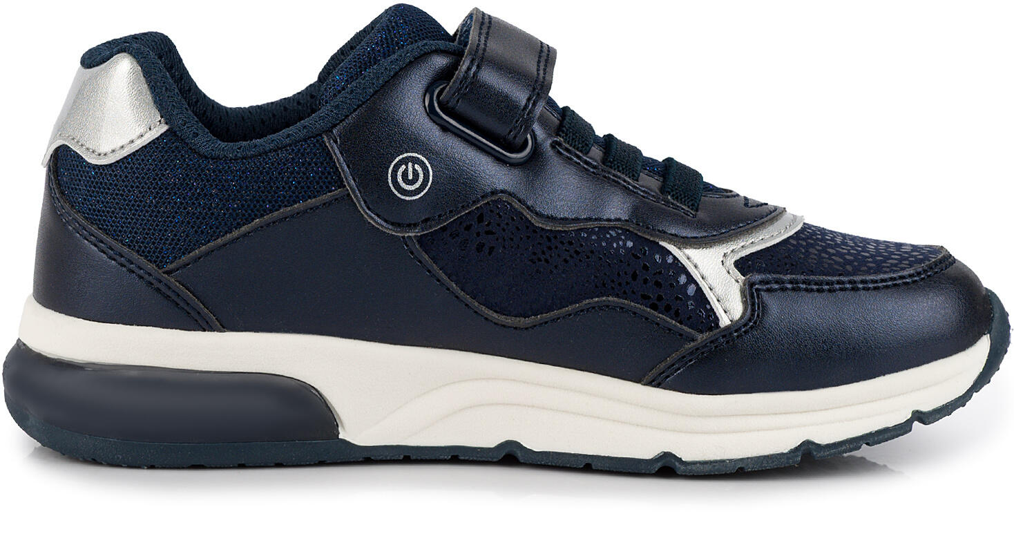 Buty dziecięce sportowe sneakersy dla dziewczynki na rzep świecące LED 4/7