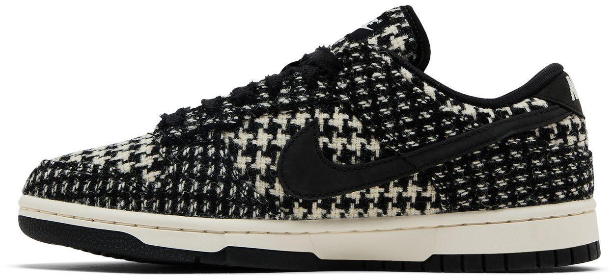 Nike Dunk Low Harris Tweed White Black Multi Donna 2/5