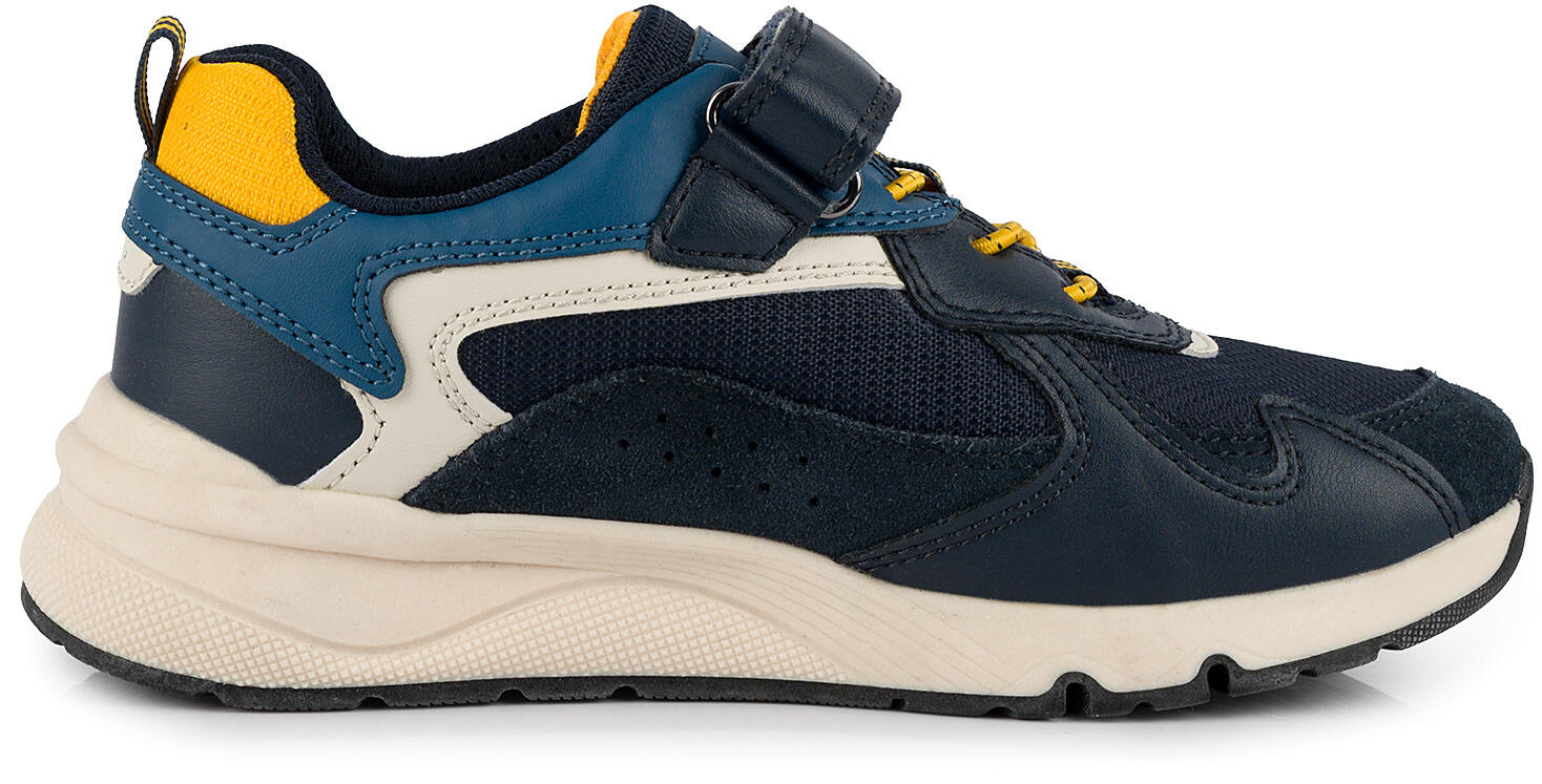 Buty dziecięce sportowe sneakersy dla chłopca ekoskóra na rzep GEOX ROONER 3/7