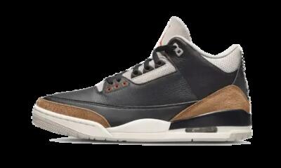 Schoenen - basketbal - heren - air jordan 3 - zwart/rush orange
