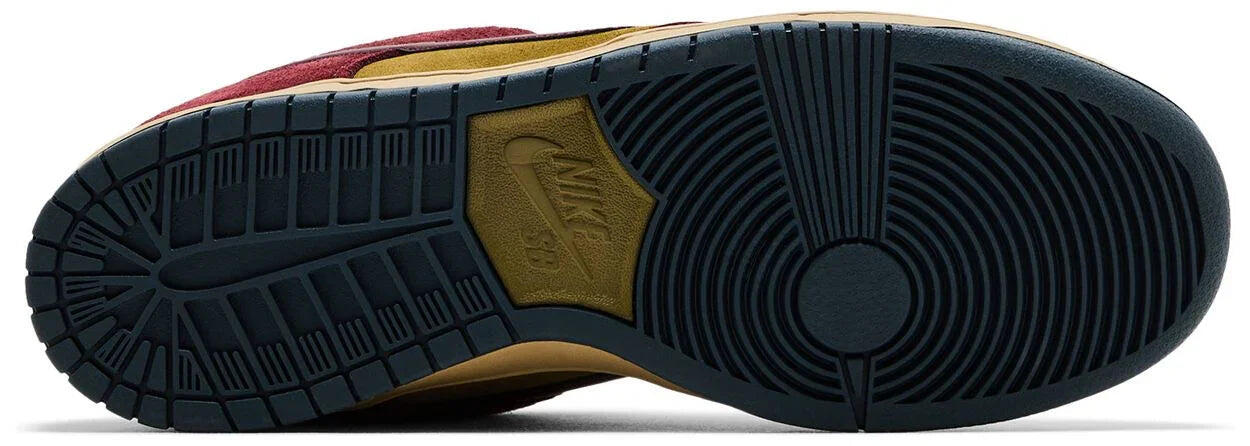 Nike SB Dunk Low Dark Team Red Olive Flak 3/5