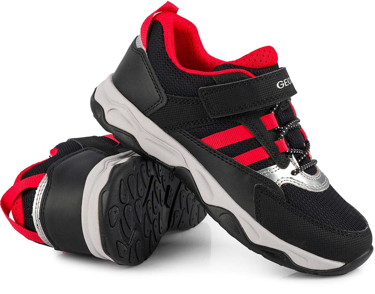 Buty dziecięce sportowe sneakersy dla chłopca na rzep GEOX CALCO 5/7