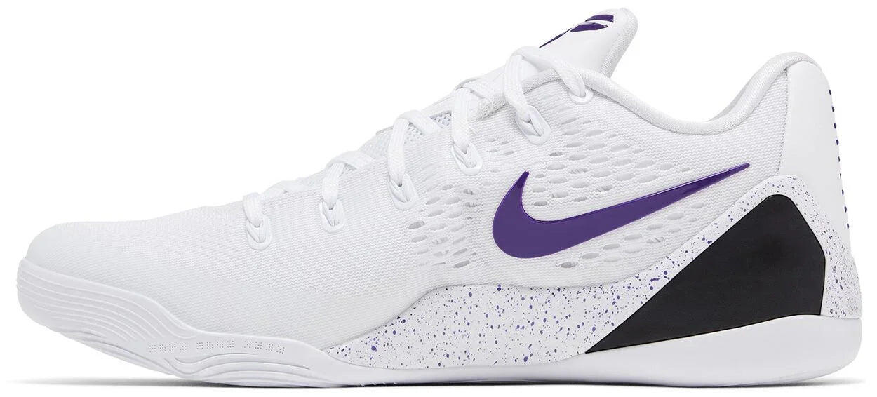 Nike Kobe 9 Elite Low EM Protro White Court Purple 2/5