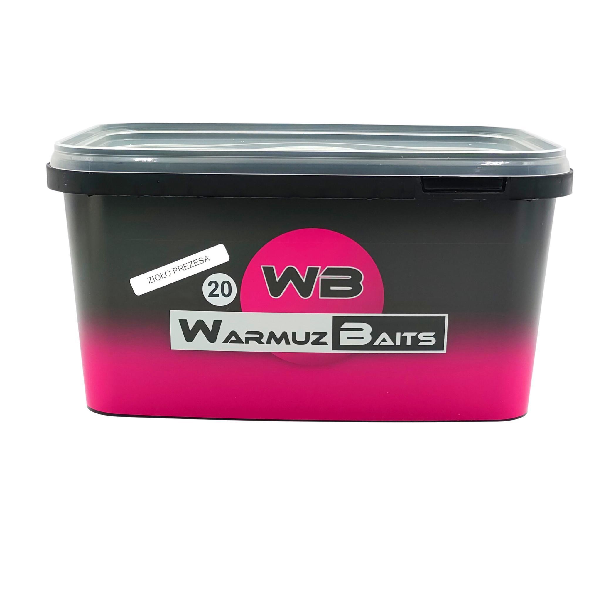 Kulki zanętowe 20mm Warmuz Baits Wiadro 3kg ZIOŁO PREZESA 2/3