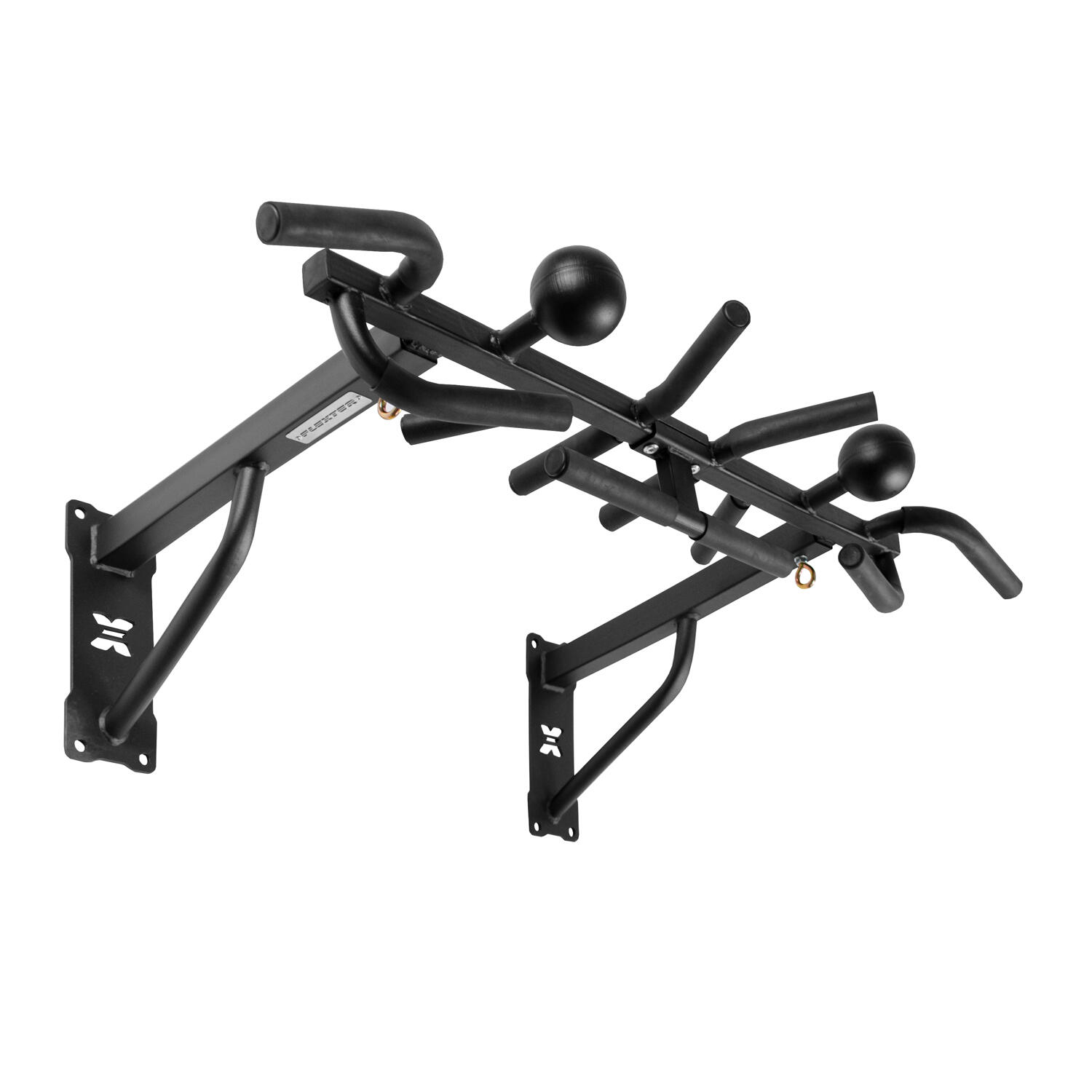 MAŁPISZON Fitness Nástěnná hrazda černá Robinson