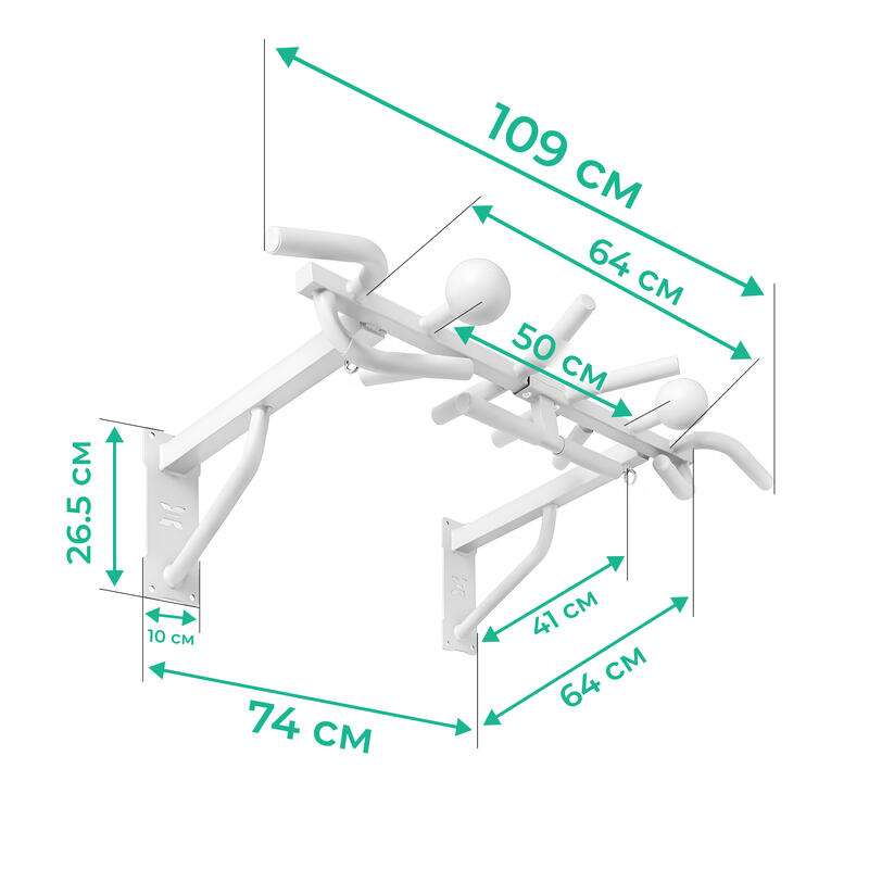 Robinson pull-up bar negru