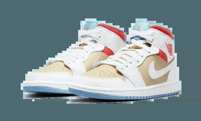 Chaussures - basket - aj1 mid se sesame - sesame/white 2/3