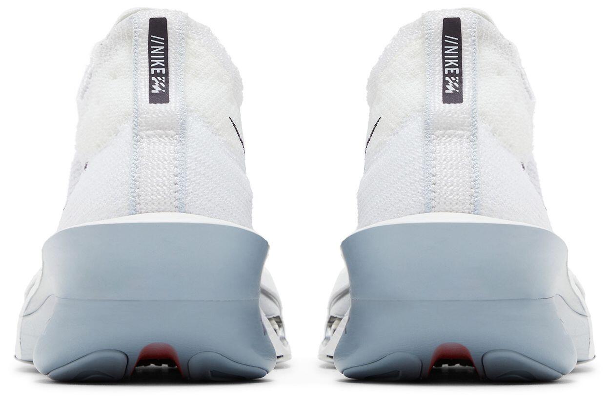 Nike Air Zoom Alphafly Next% 3 White Pure Platinum Obsidian Mist Gridiron 4/5
