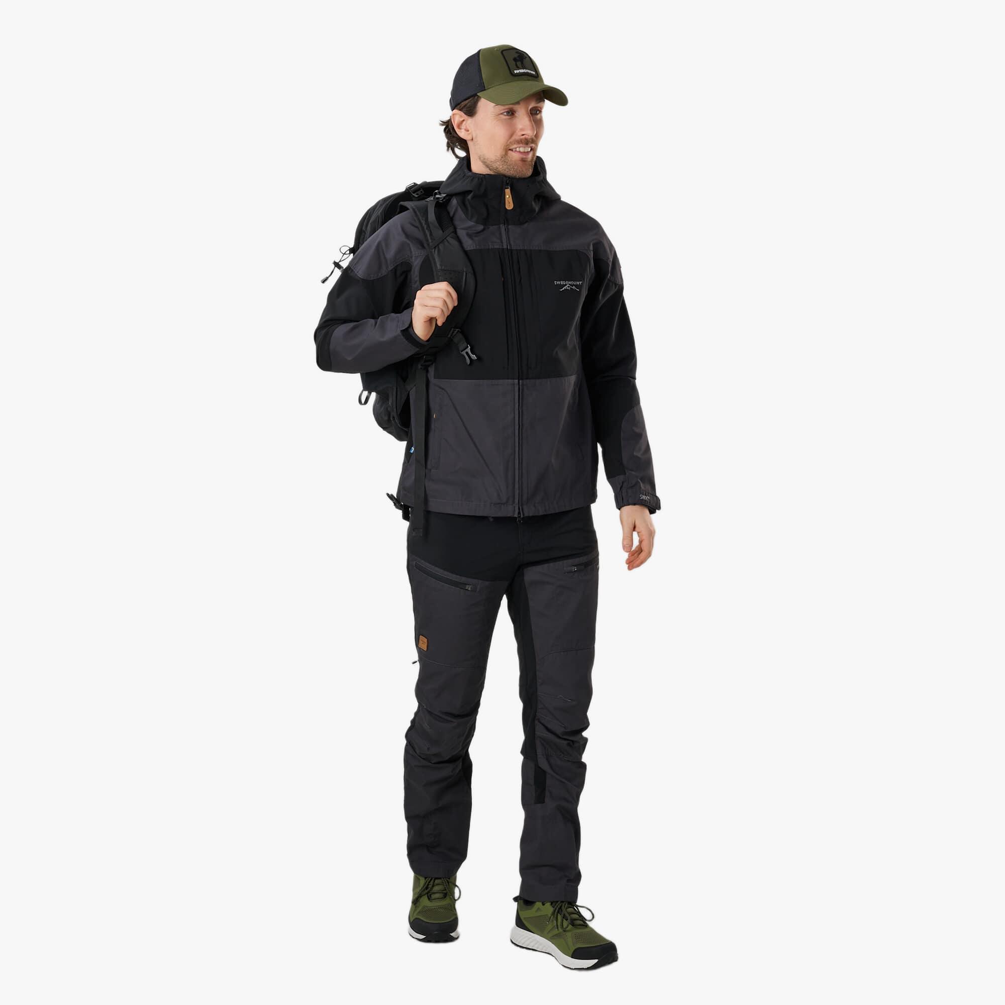 Herren Wander Outdoorjacke winddicht atmungsaktiv Nordkap Stretch II 3/7