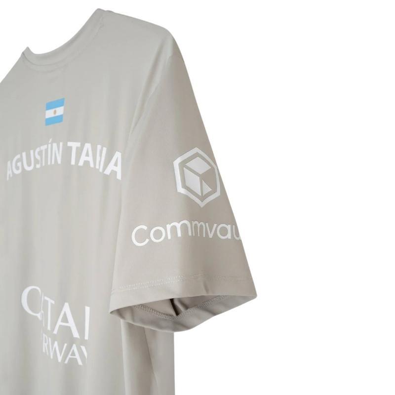 Sponsor AT10 Agustin Tapia Maglietta morbida grigia 2026 3/5