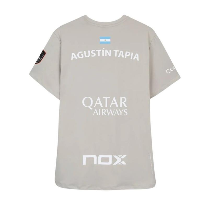 Sponsor AT10 Agustin Tapia Maglietta morbida grigia 2026 4/5
