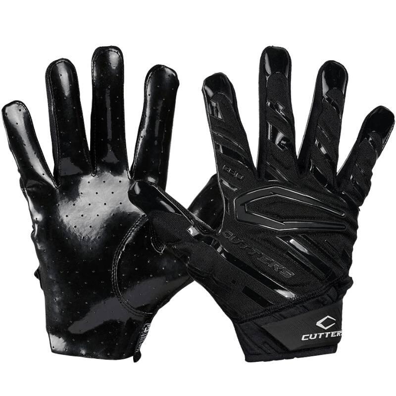 Gants de Football américain Cutters Gamer 6.0 Noir 1/2