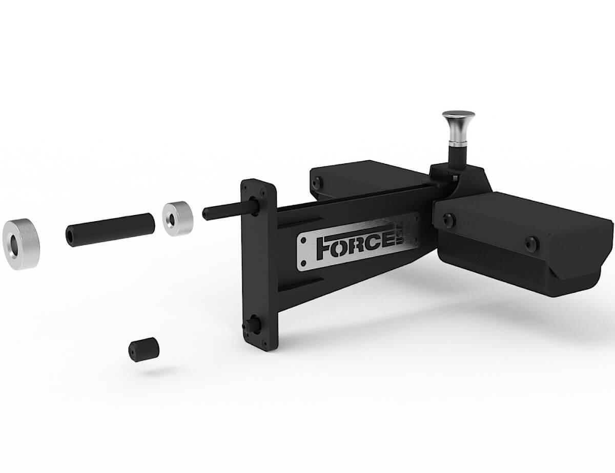 Soporte de Piernas y Plataforma para Remo para C20, FTR & Tandem Tower Force 3/5