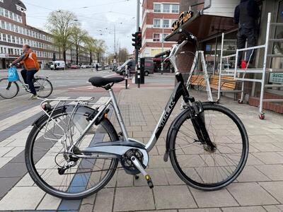 Trek t500+ damesstadfiets, 57 cm, grijs