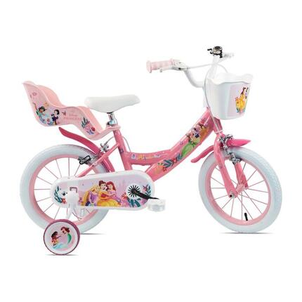 Kinderfiets 14 inch 4-5 jaar Disney Princess