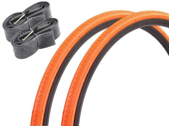 Fahrradreifen SET KENDA Kontender 28 Zoll / 700 x 26c + Schlauch FV