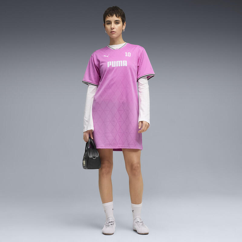 Rochie alergare femei croială relaxată, roz PUMA