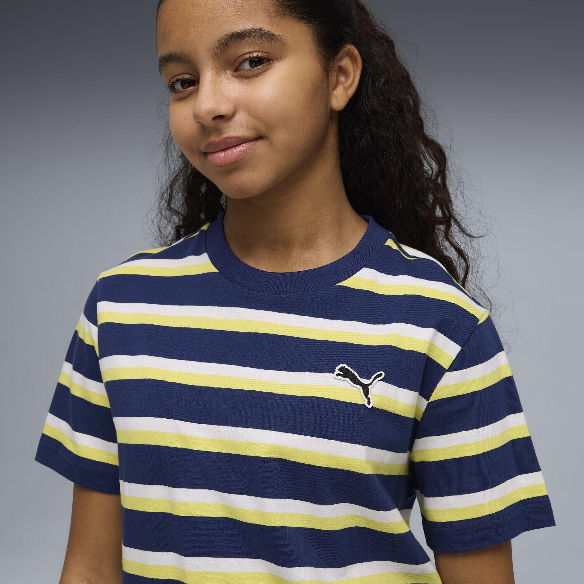 T-shirt fitness padrão riscas Essentials PUMA 3/6