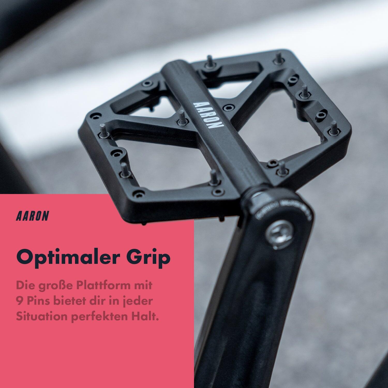 Dirt 2.0 MTB Pedale, Nylon, große Plattform, 9 Pins pro Seite - Schwarz 2/6