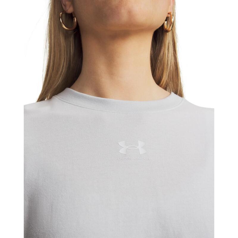 Koszulka damska Under Armour Rival Boxy Tee Solid