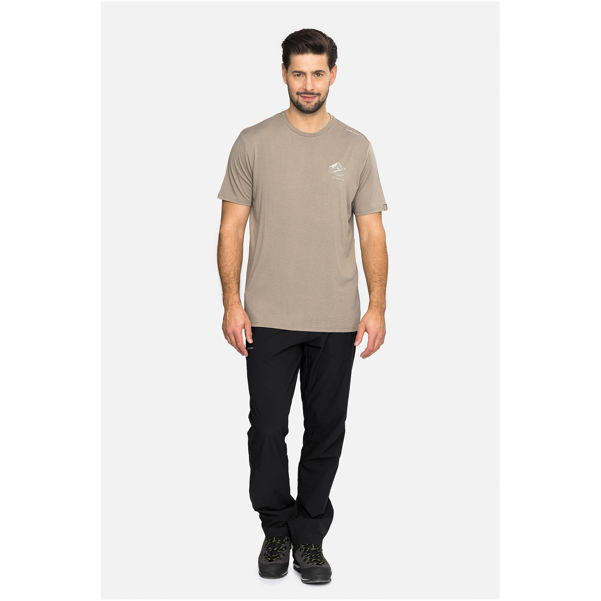 T-shirt męski VIKING Lenta Bamboo Light Man beżowy 2/7