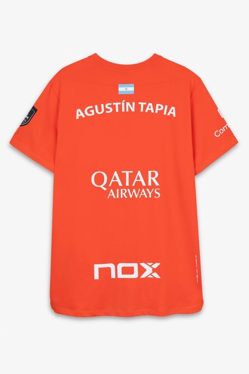 Nox Patrocinadores At10 Agustin Tapia Camisola Vermelha 2026 Vermelho da Decathlon