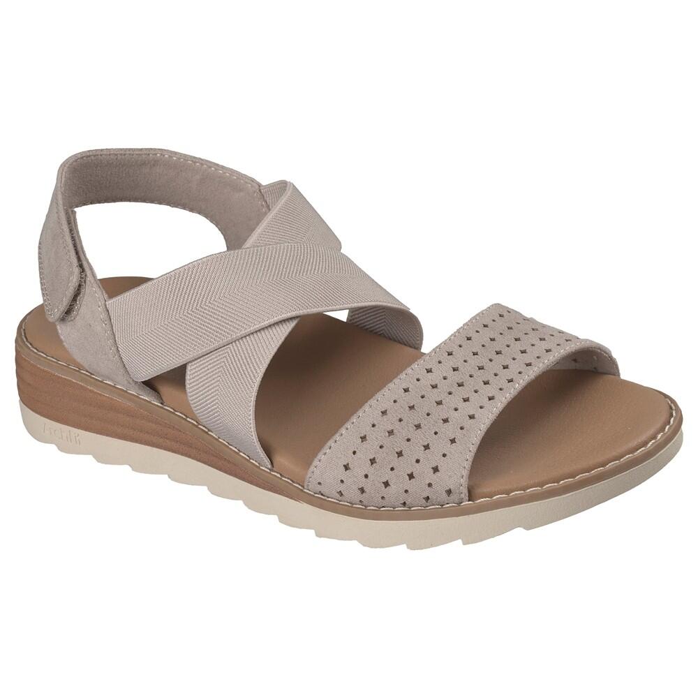 SANDALE FEMME Skechers Bobs avec  Apoyo Arch Fit Oasis GRIS 2/7