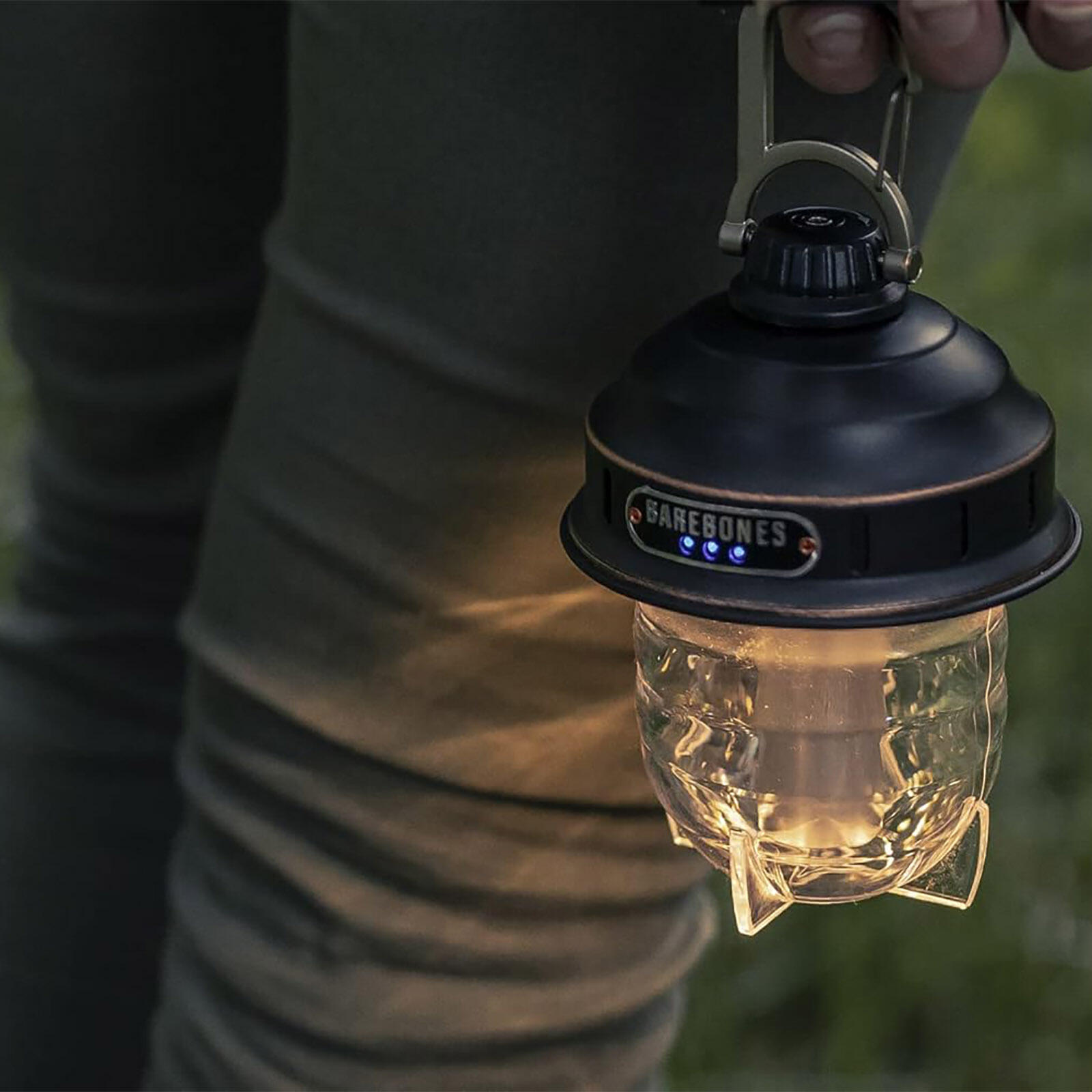 Camping Laterne Beacon Light Retro Lampe Dimmbar Stahl USB Akku LED 6/7