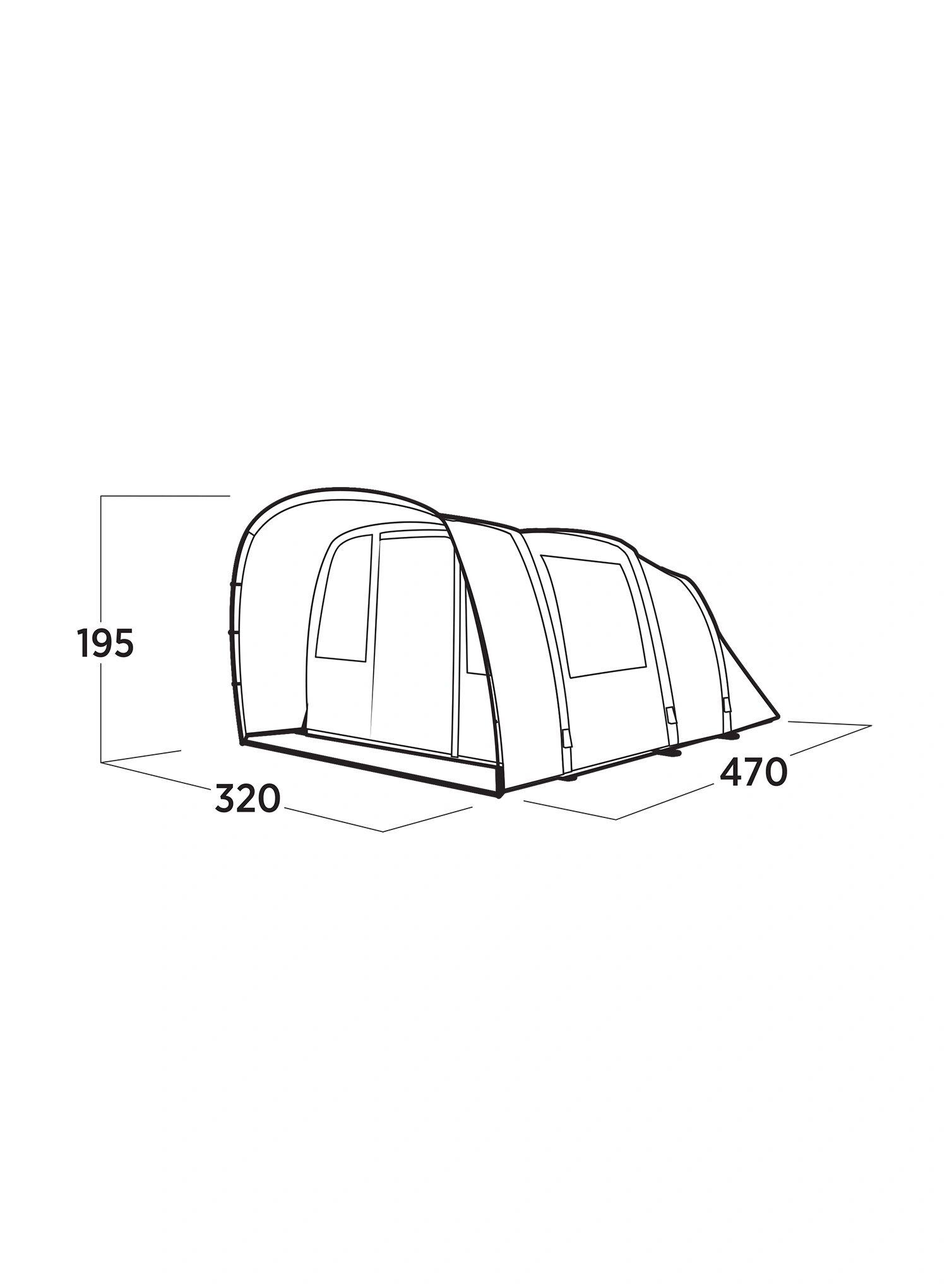 Namiot 5-osobowy Easy Camp Brimnes 5 Air 2/7