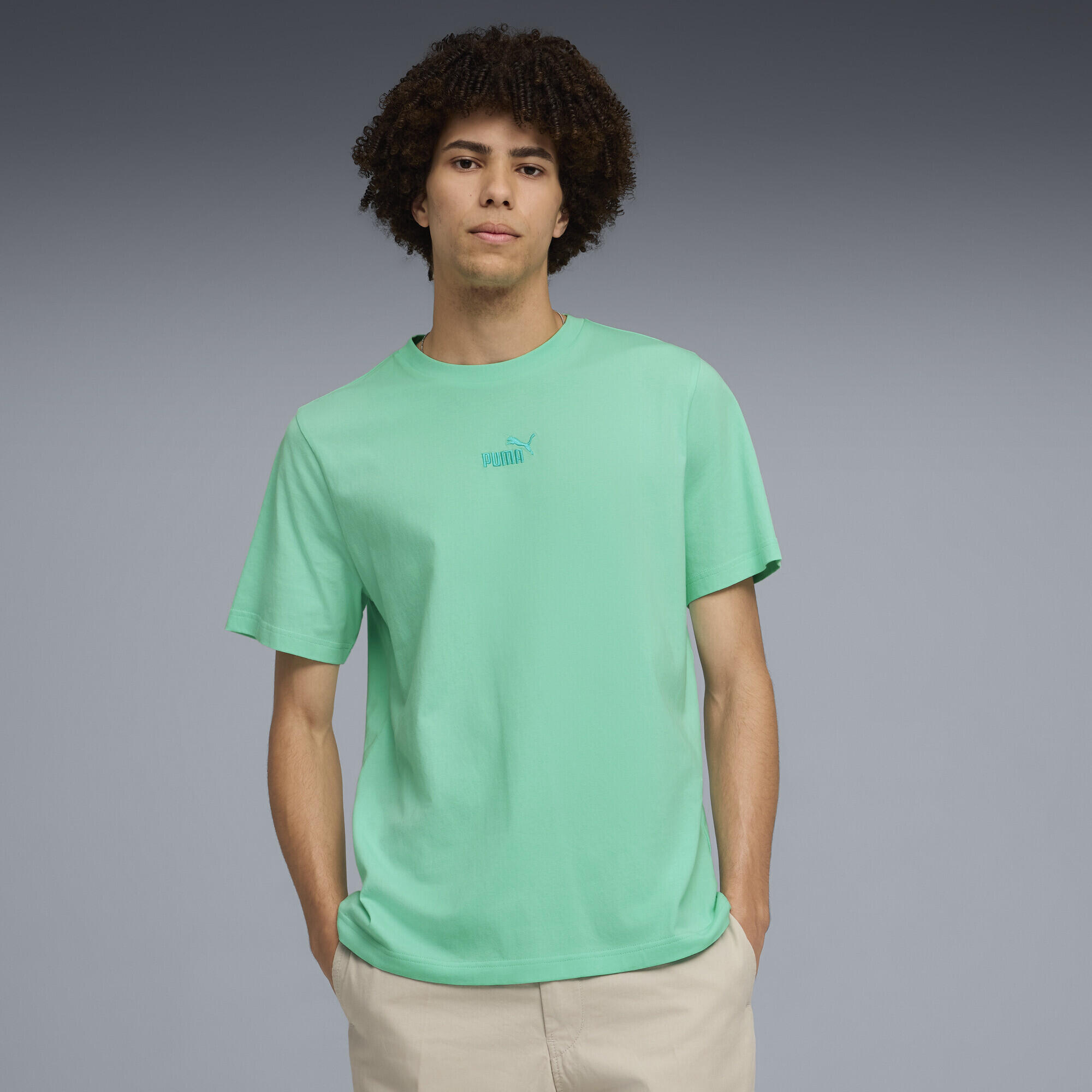 Essentials Small No.1 Logo Tee Men PUMA 2/5