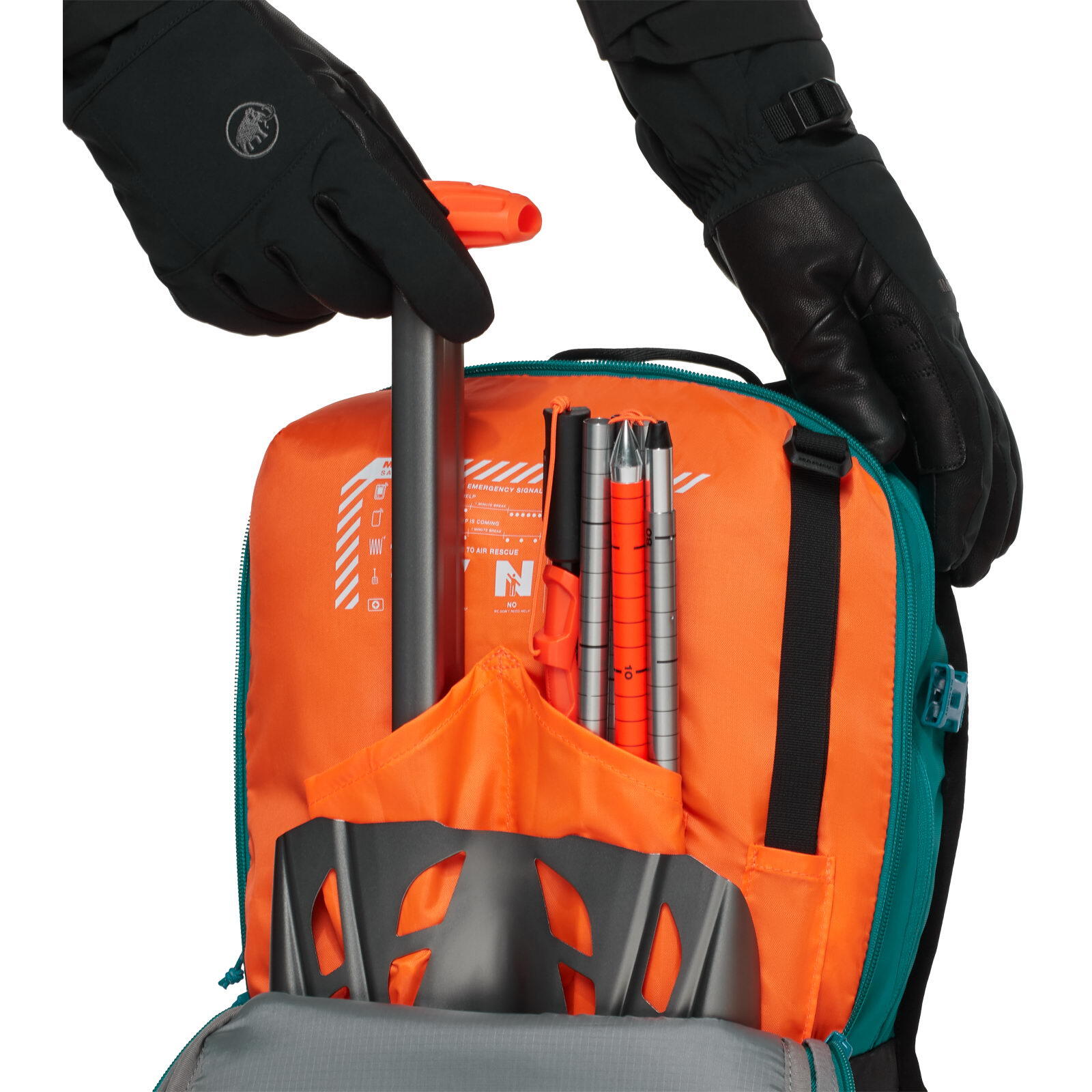 Freeride Rucksack Nirvana 22 Damen deep teal-black 3/7