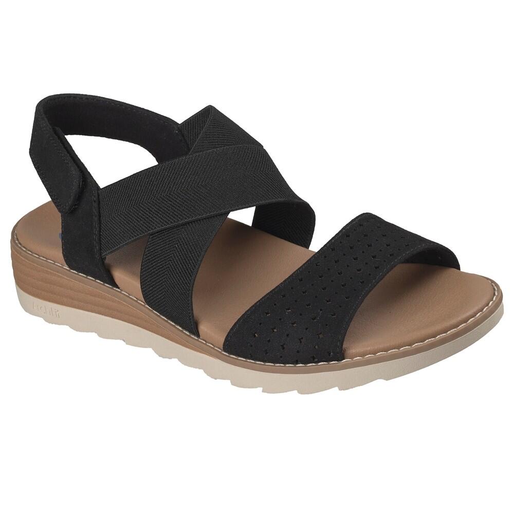 SANDALE FEMME Skechers Bobs avec  Apoyo Arch Fit Oasis NOIR 3/7