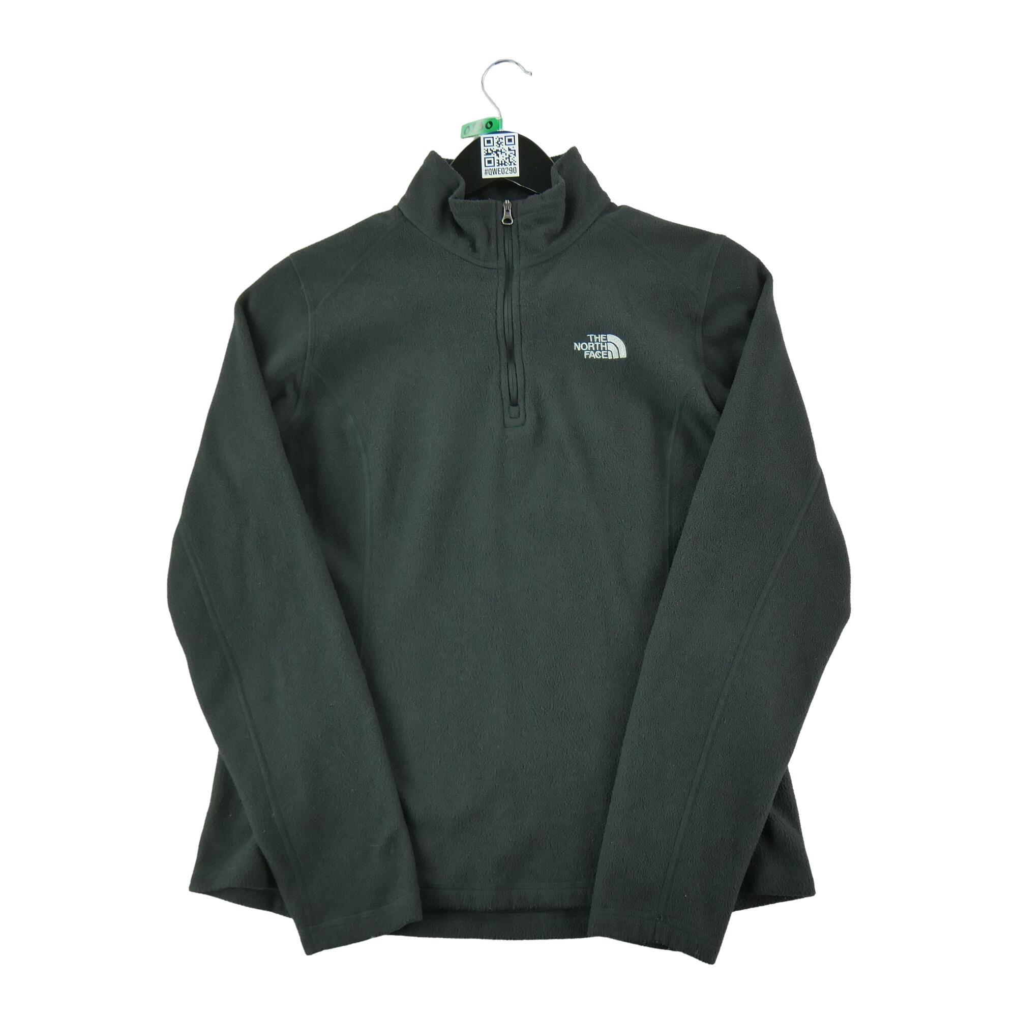 Damen TNF Schwarzer Fleece-Pullover 3/6