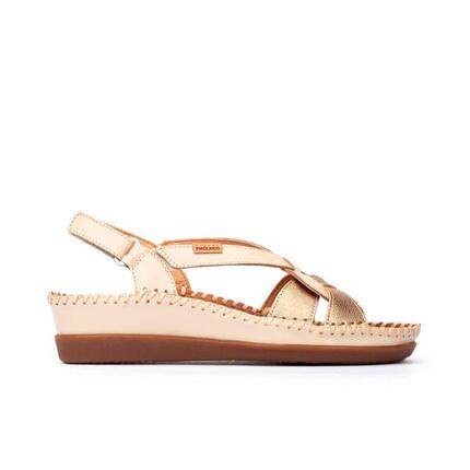 Flache Sandalen Damen Pikolinos W8k-1839 Beige