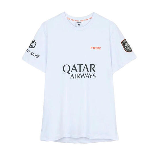 Camiseta Nox Agustin Tapia Sponsors AT10 Blanco 2026
