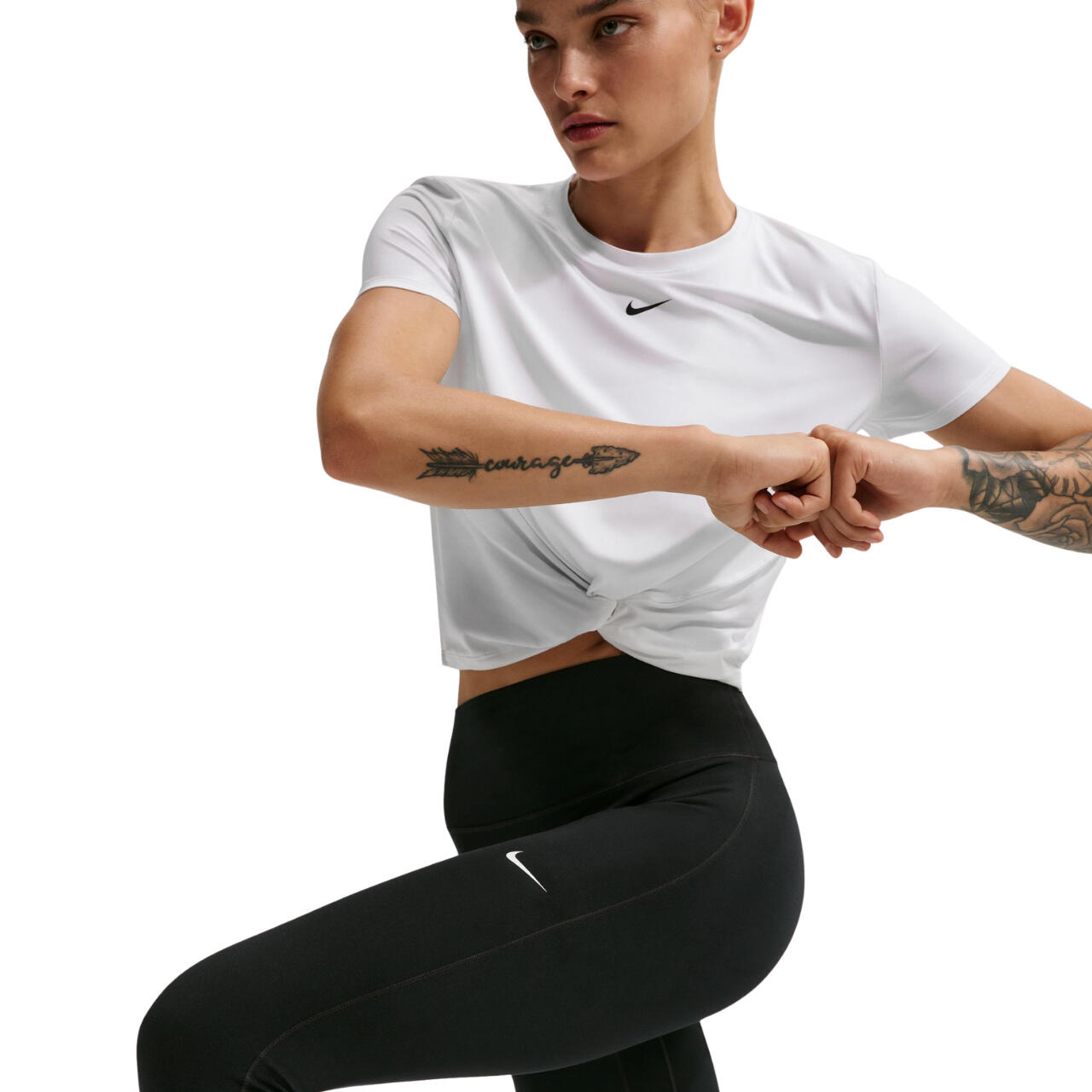 Leggings Nike One Seamless femme - taille haute, coupe slim 3/6