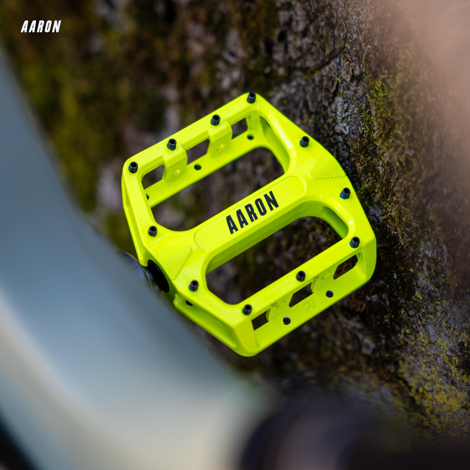 Rock MTB Pedale Aluminium, CroMo-Achse, 11 Pins - Gelb 7/7