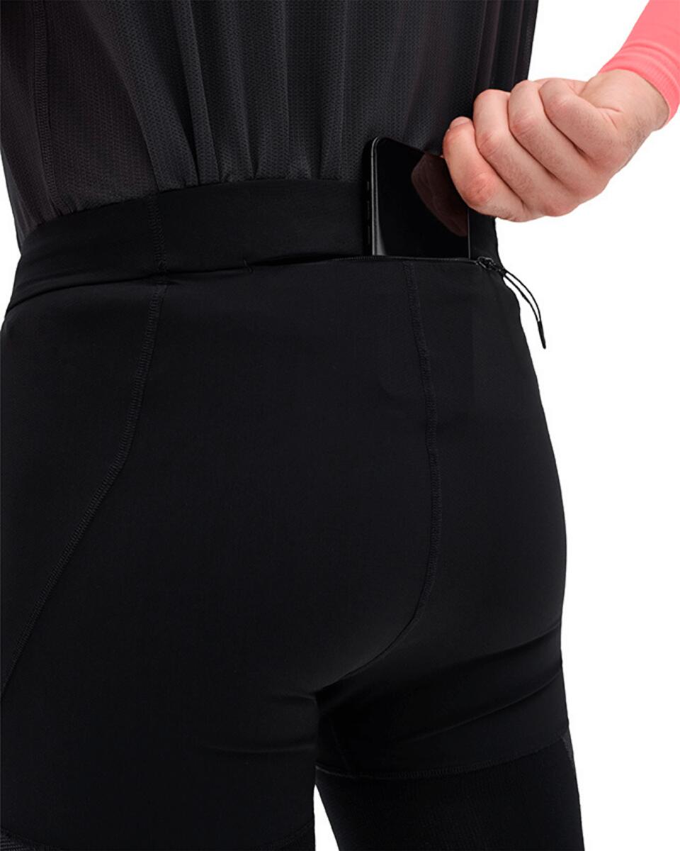 Męskie legginsy do biegania sportowe kompresyjne 3D PRO Run CEP czarne 5/7