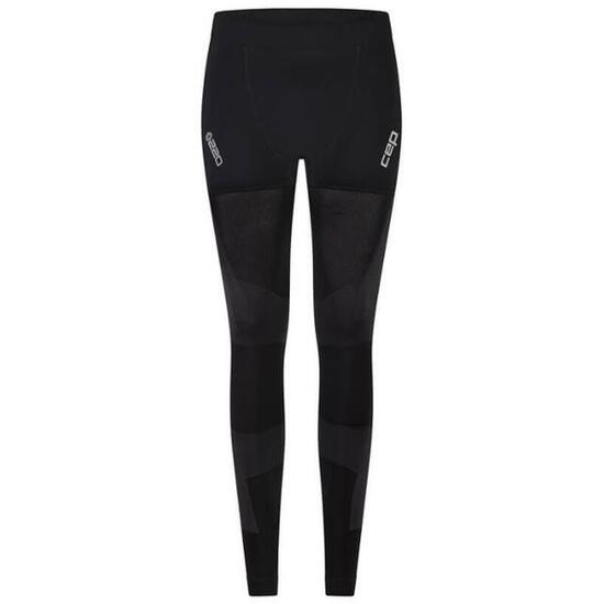 Męskie legginsy do biegania sportowe kompresyjne 3D PRO Run CEP czarne