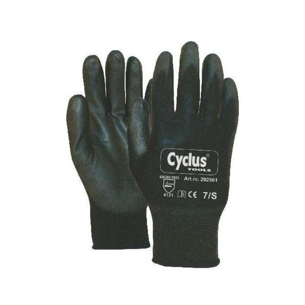 Cycplus work glove nylon S with PU coating