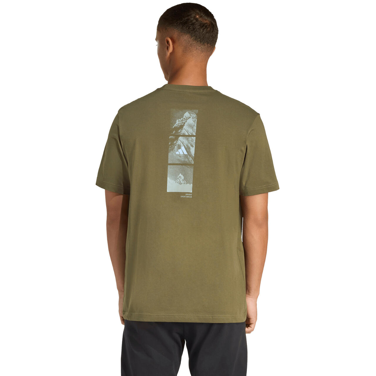 ADIDAS Heren T-shirt Outdoor Mountain Biking Graphic 3/6