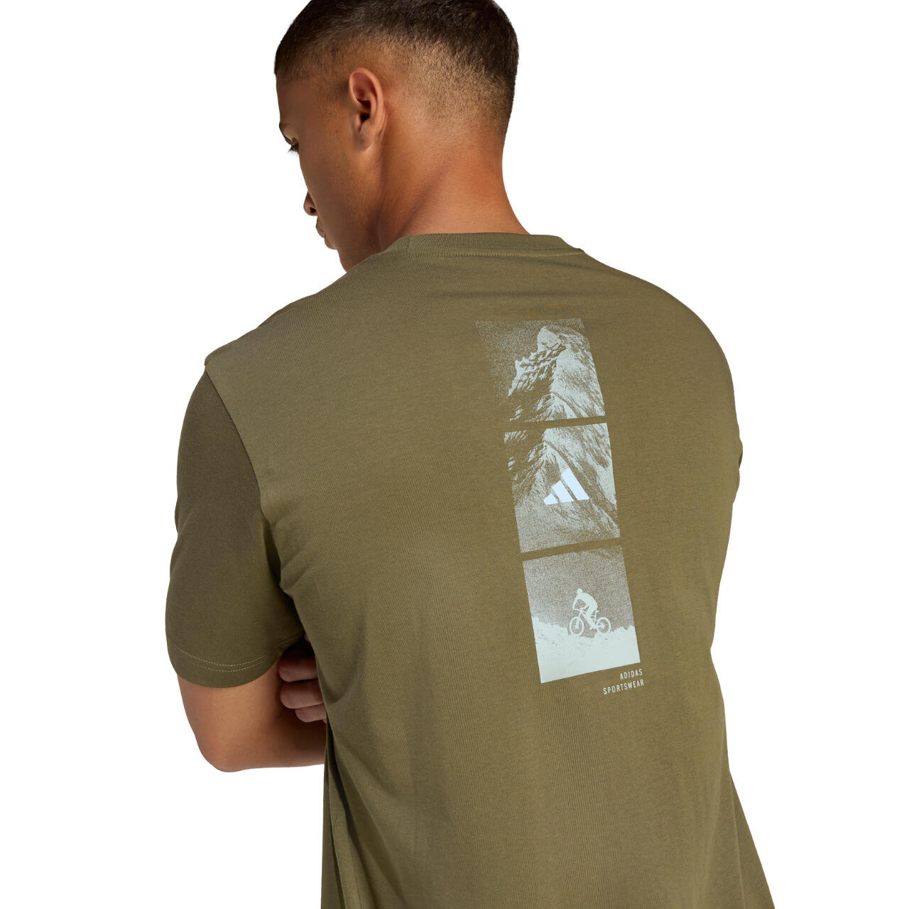 ADIDAS Heren T-shirt Outdoor Mountain Biking Graphic 5/6