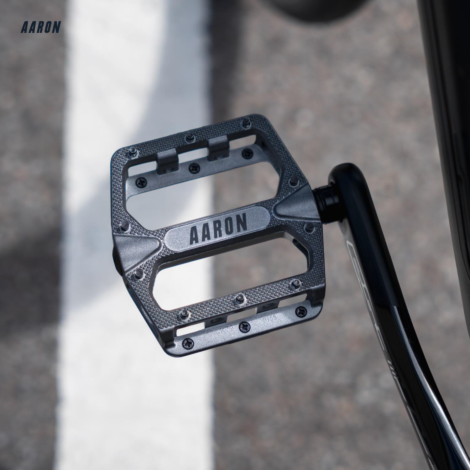 Rock MTB Pedale Aluminium, CroMo-Achse, 10 Pins - Grau 6/7