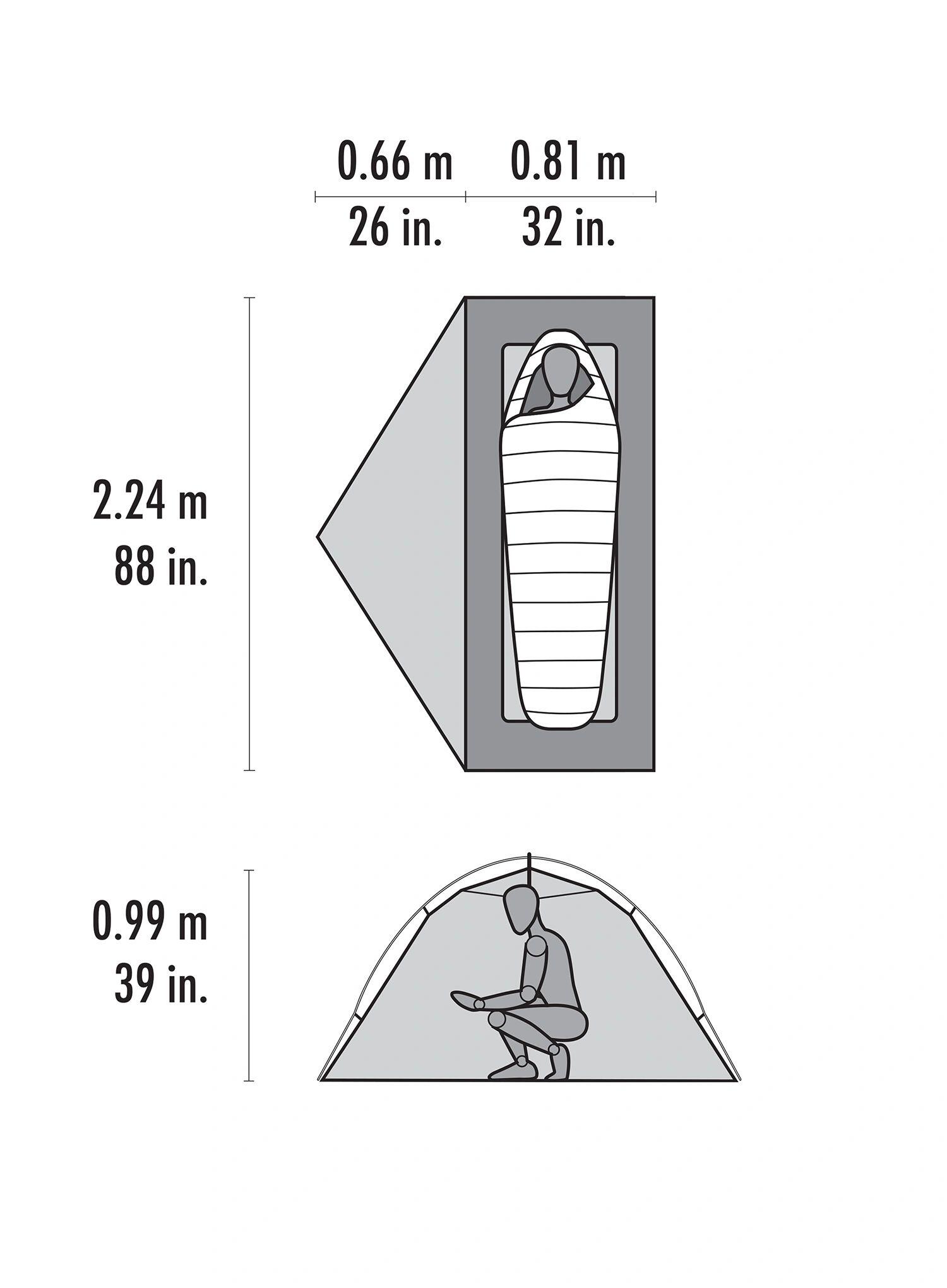Namiot 1-osobowy MSR Hubba Hubba HD 1P Tent - green 2/7