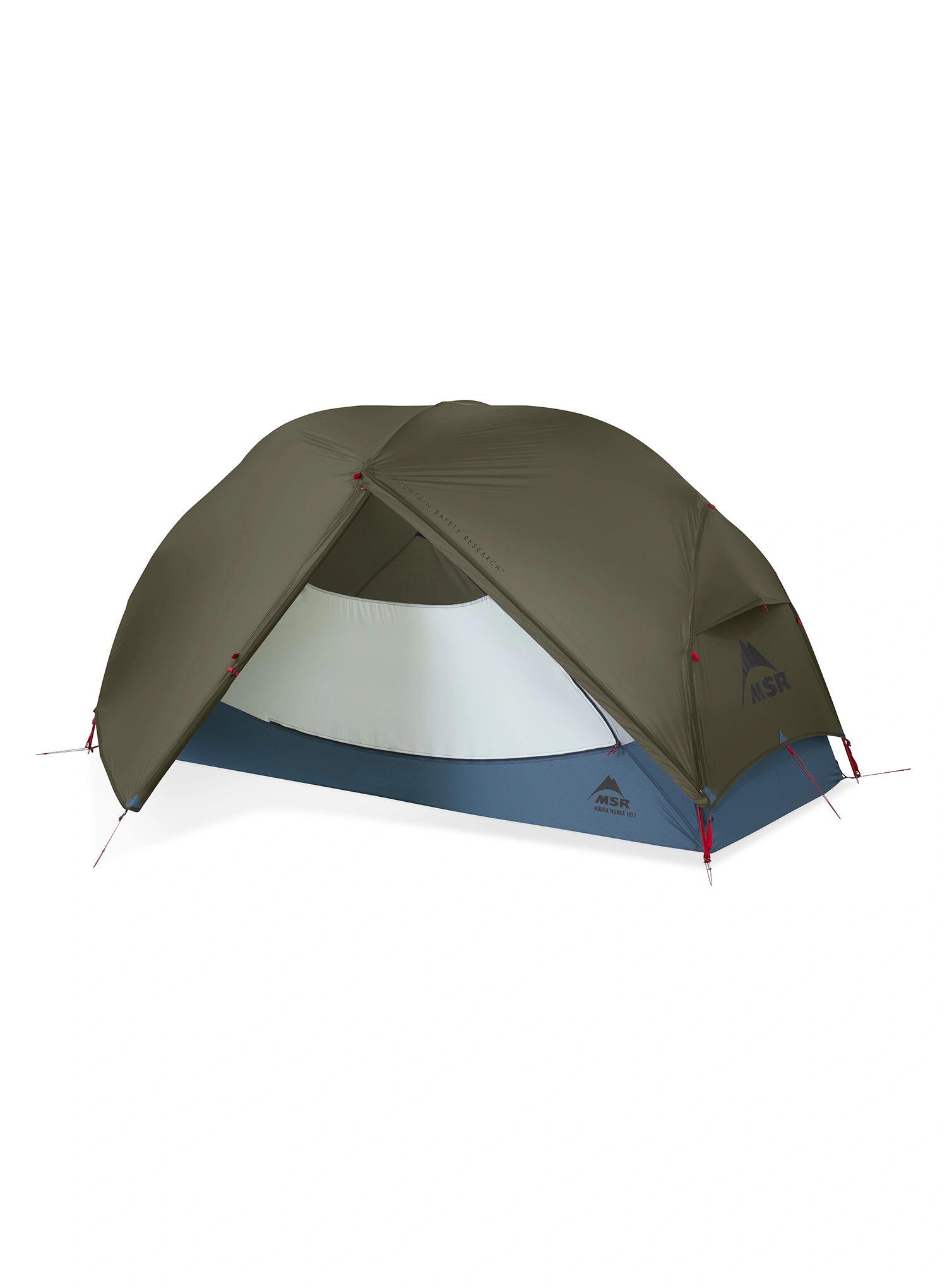 Namiot 1-osobowy MSR Hubba Hubba HD 1P Tent - green | Decathlon