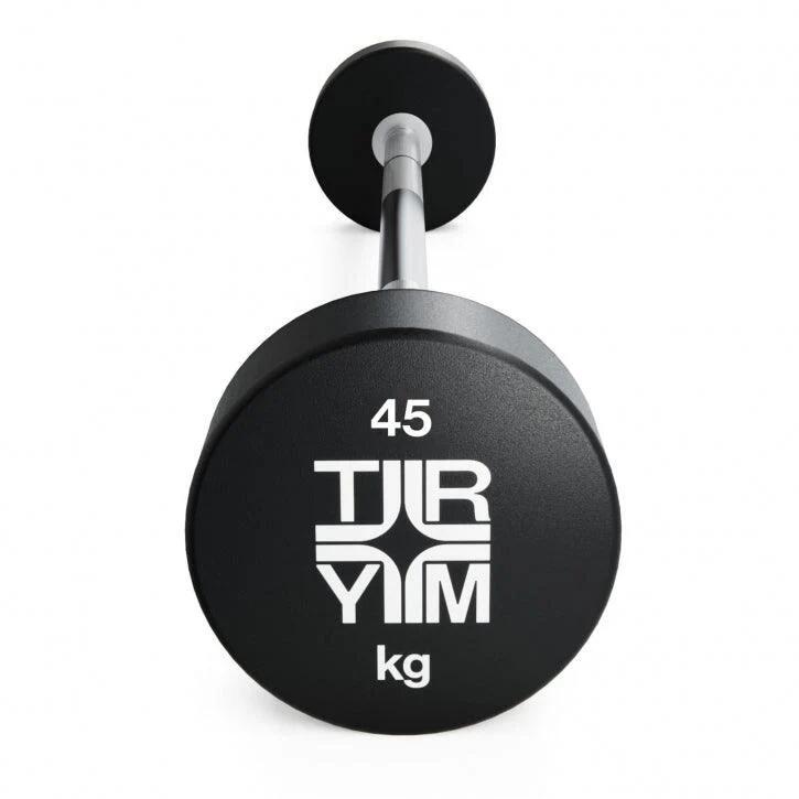 Haltera fixa, crom/negru 45 KG TRYM