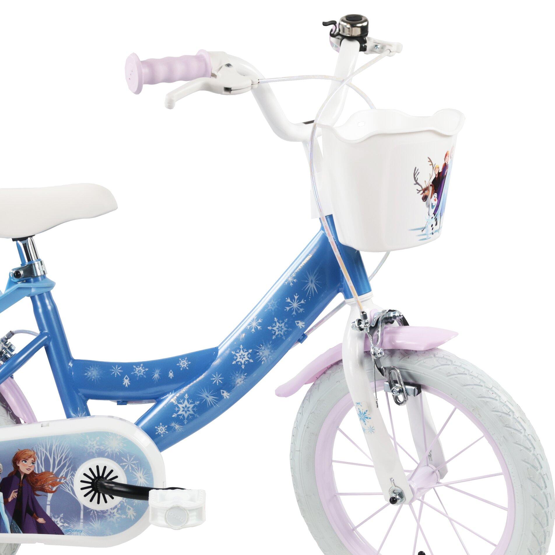 Vélo Enfant 14 Pouces 4-5 Ans Disney Frozen 2/7